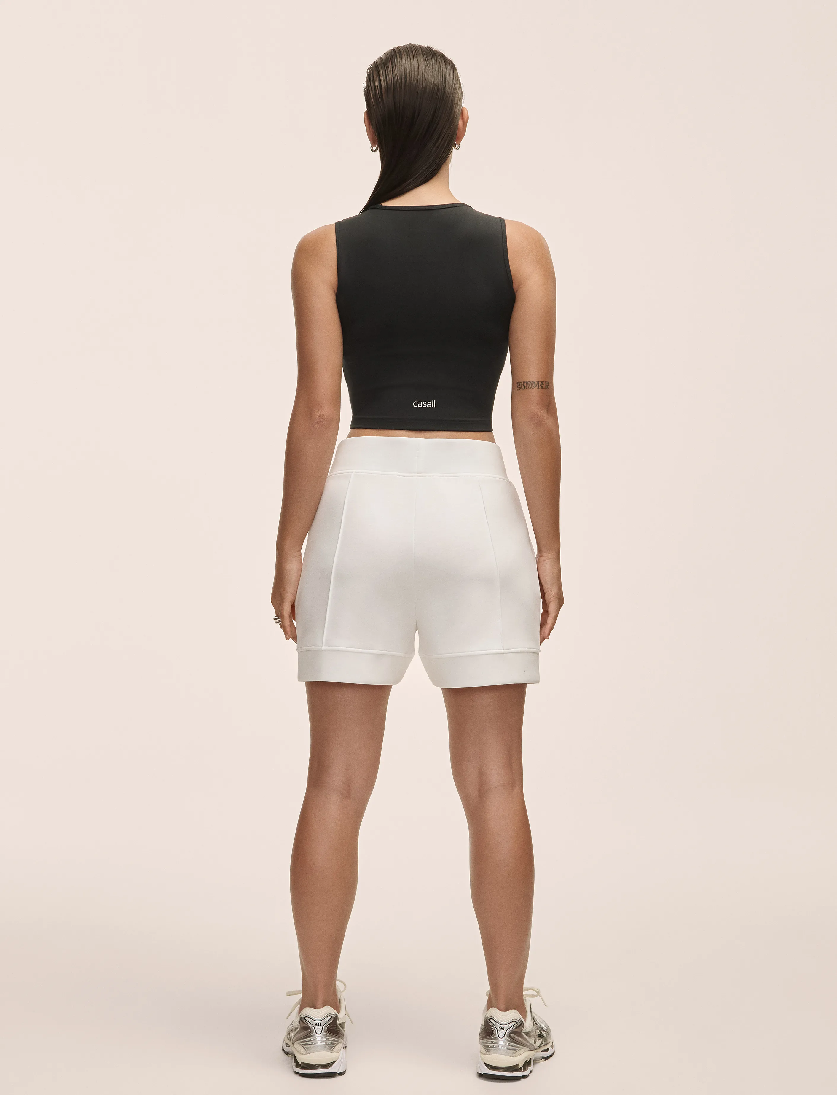 Casall - Aria Shorts - sweat shorts - white - 3