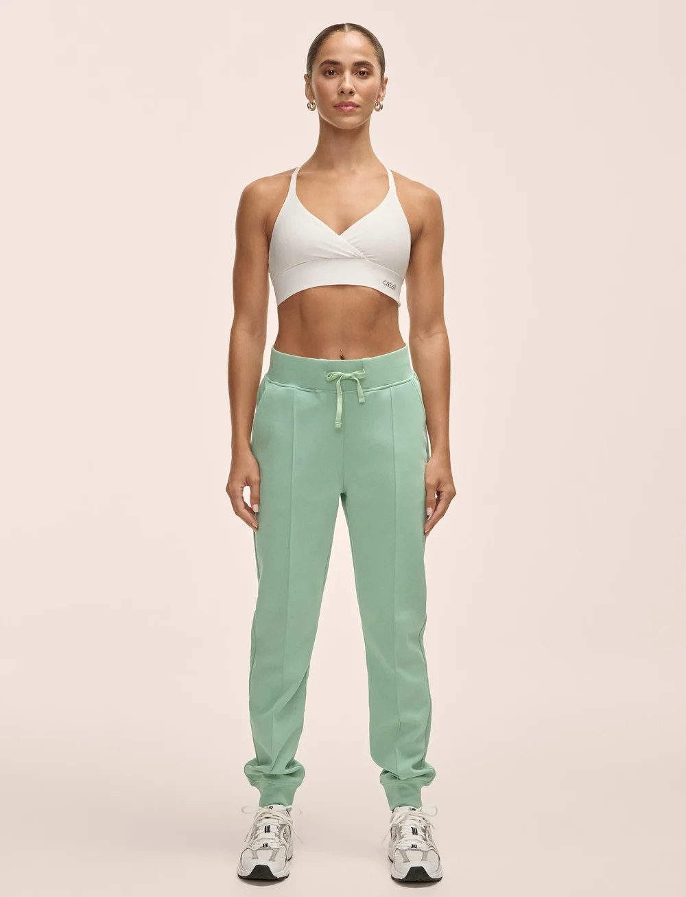 Casall - Aria Joggers - träningsbyxor - statue green - 0