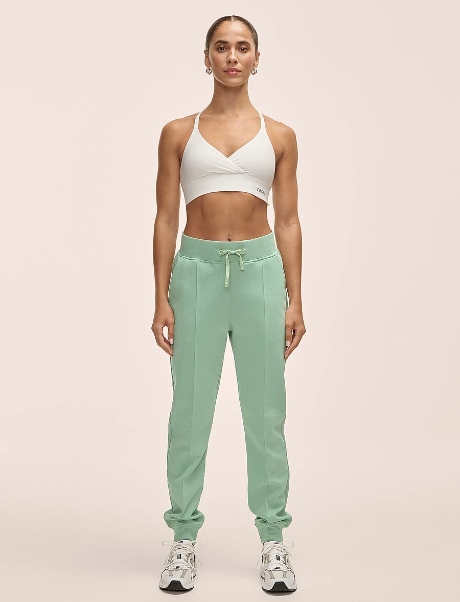 Casall - Aria Joggers - träningsbyxor - statue green - 0