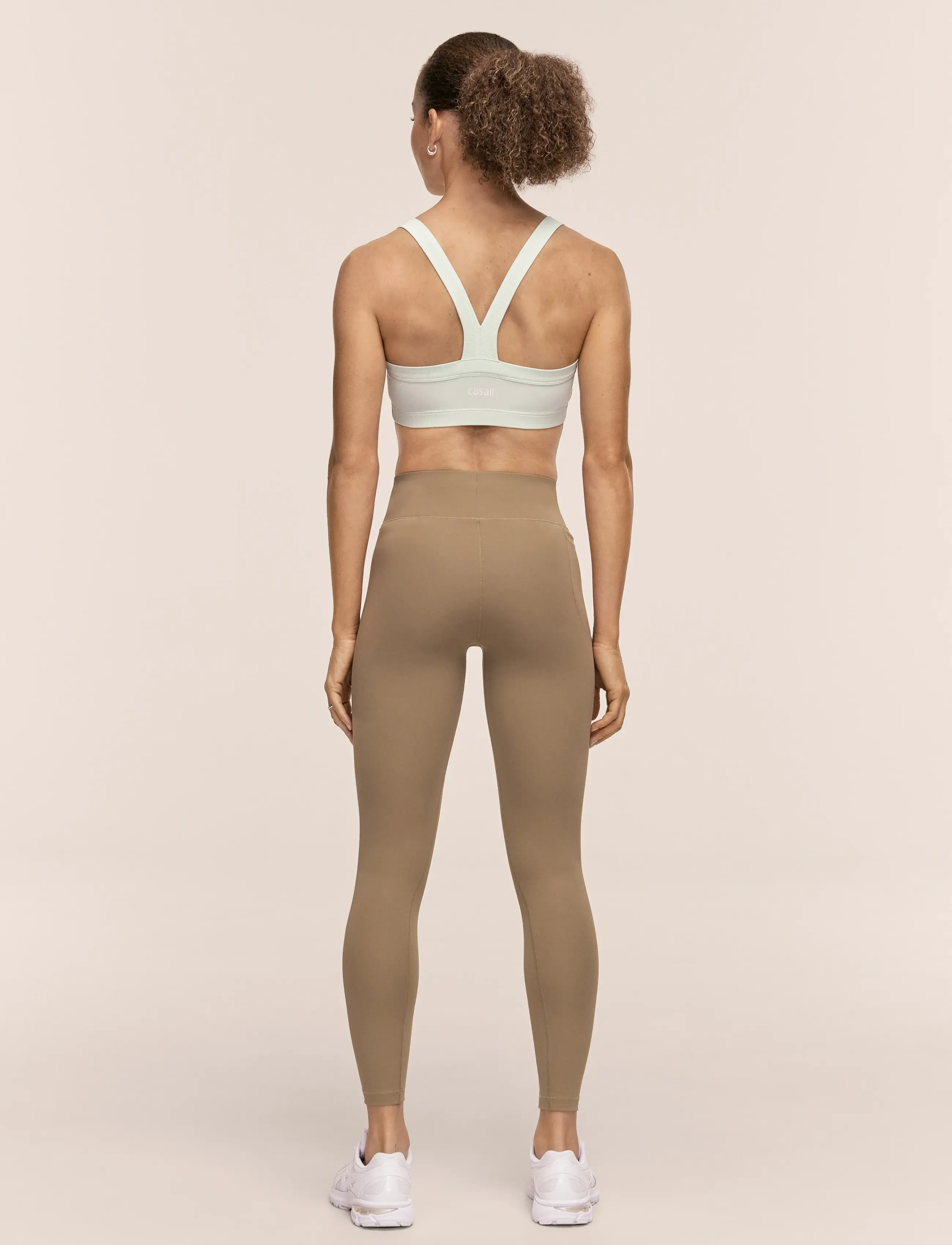 Casall - Essential Tights - 7/8 längd - light khaki - 2