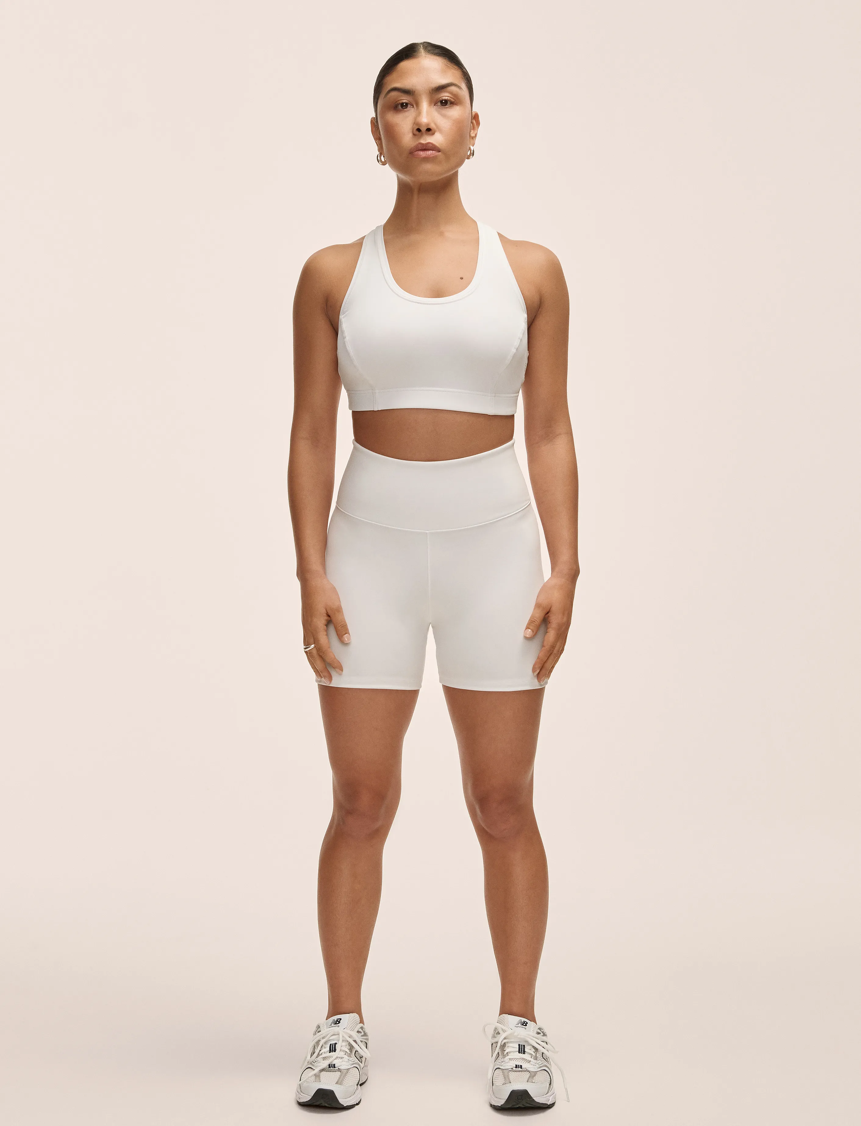 Casall - Grace High Waist Hot Pant - white - 0
