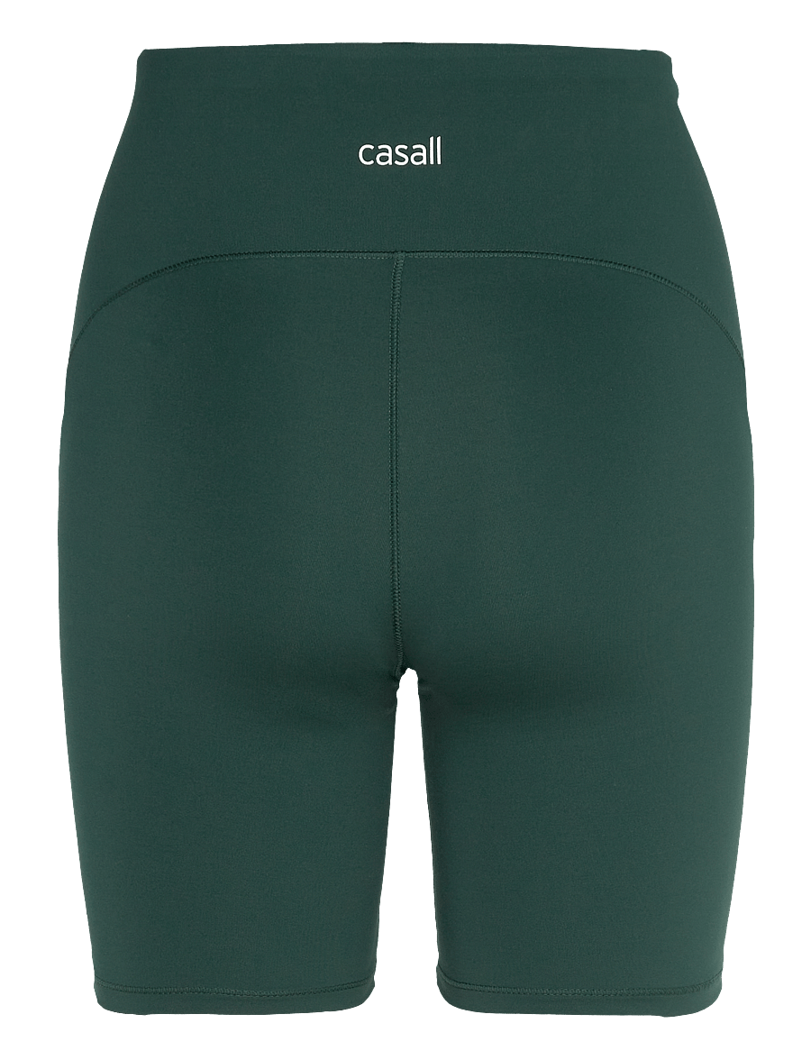 Casall - High Waist Bike Shorts - Æfingabuxur - dark pine - 1