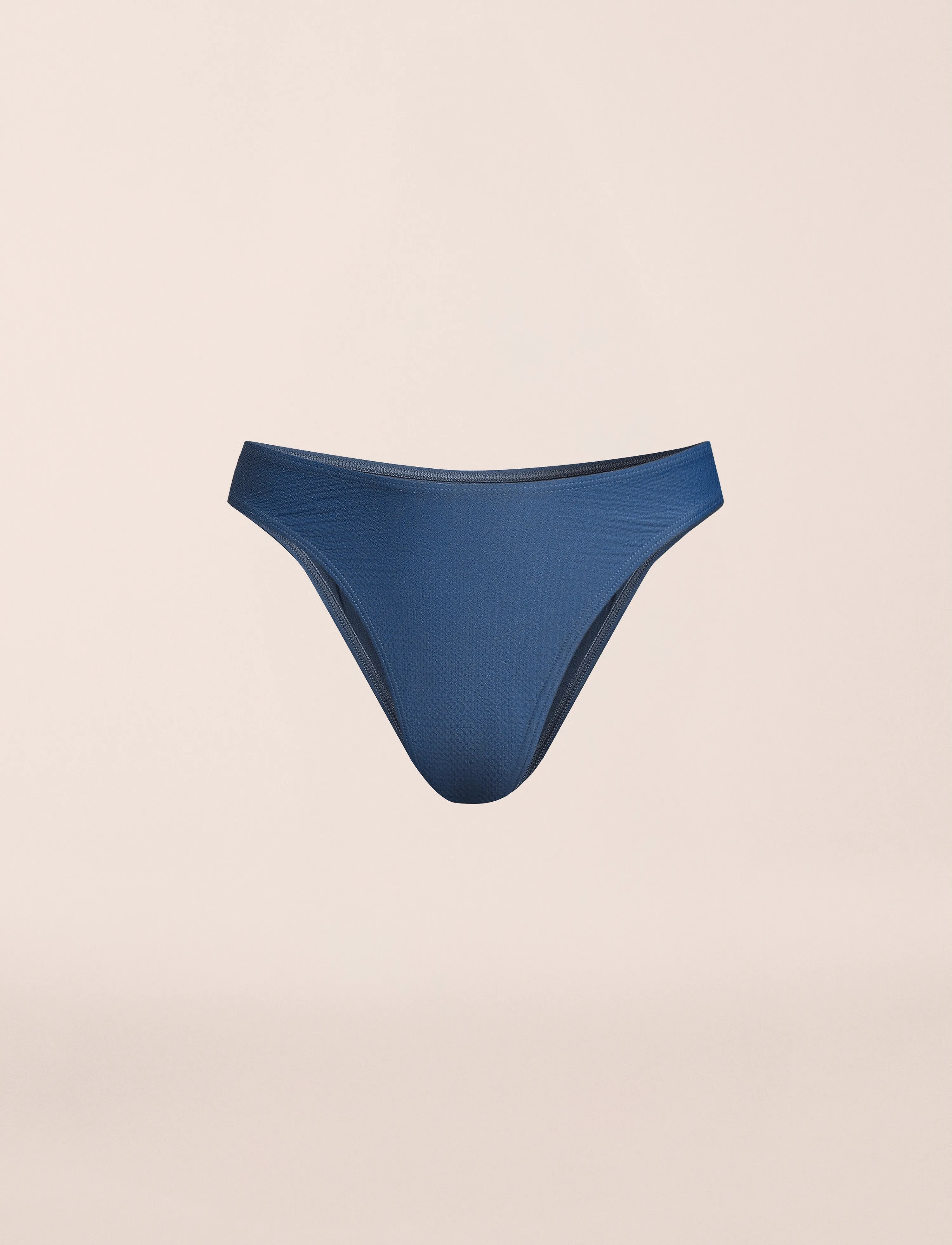 Casall - Waffle High Leg Bikini Bottom - sport-bademode - deep ocean - 5