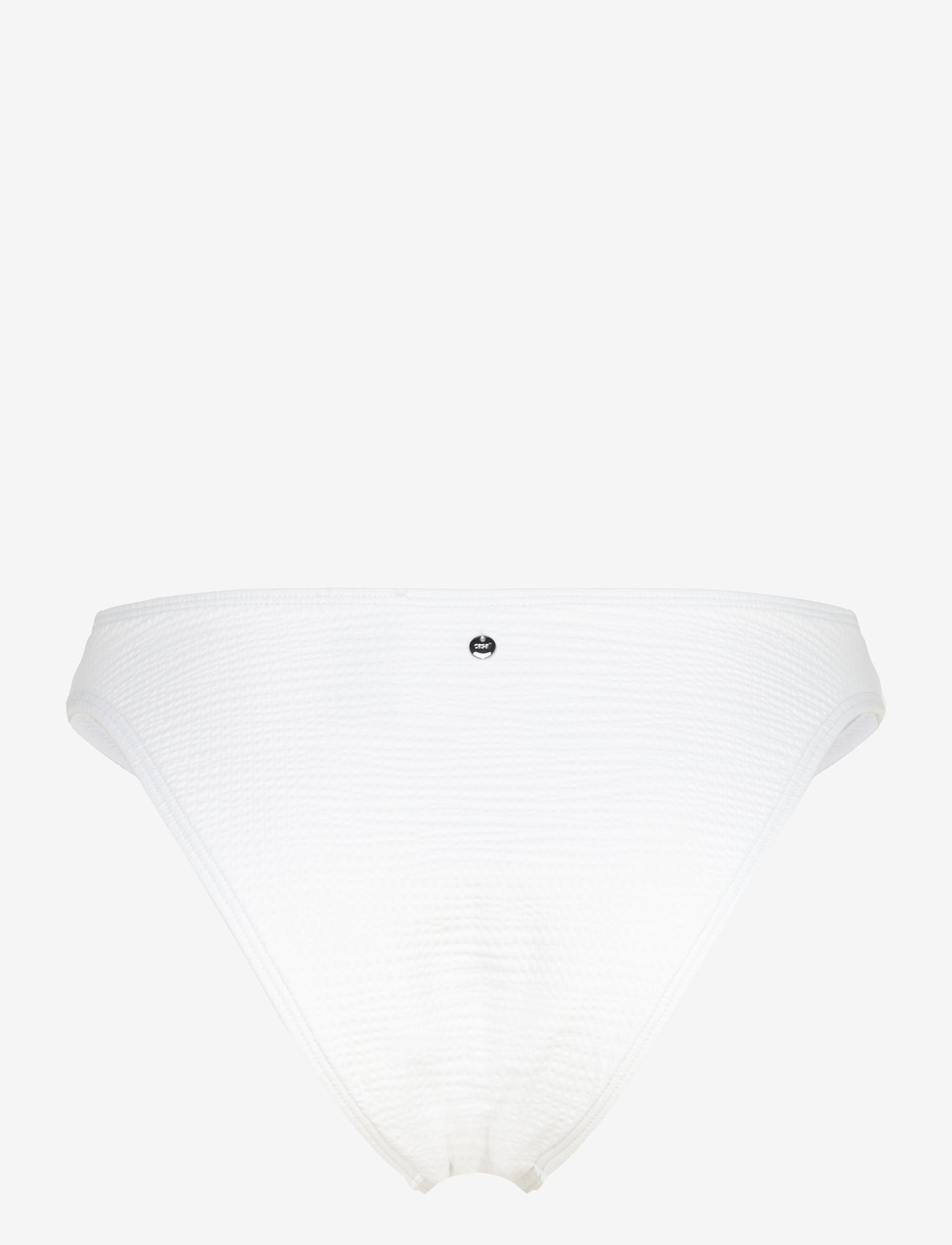 Casall - Waffle High Leg Bikini Bottom - sportsbadetøj - white - 2