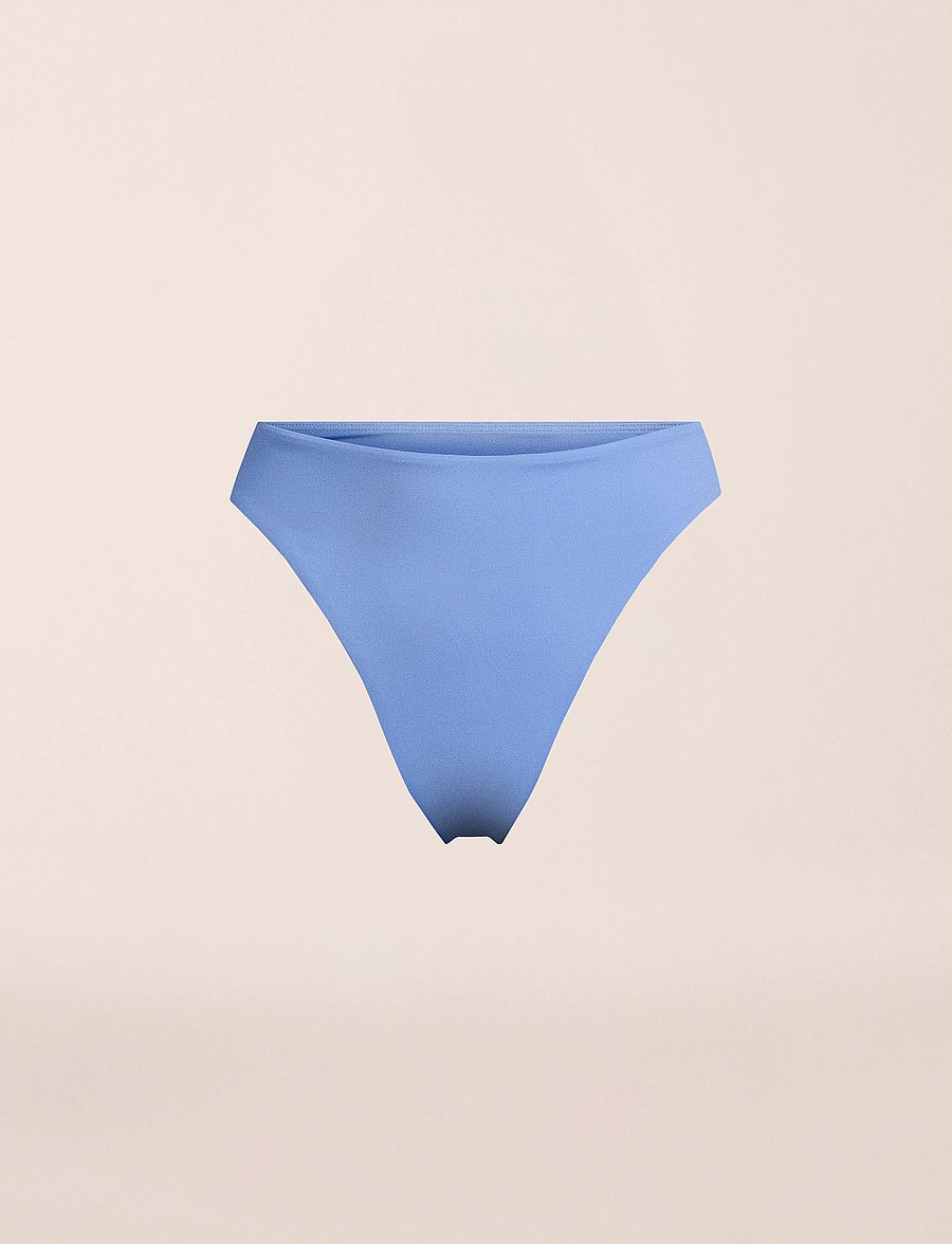 Casall - Brazilian High Waist Bikini Bottom - bikinis - riviera blue - 0