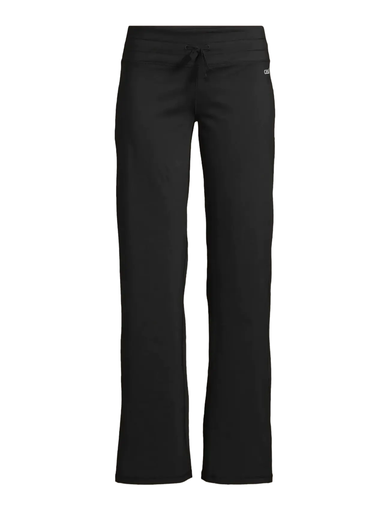 Casall Jersey Straight Pant - Visa allt - BLACK / black