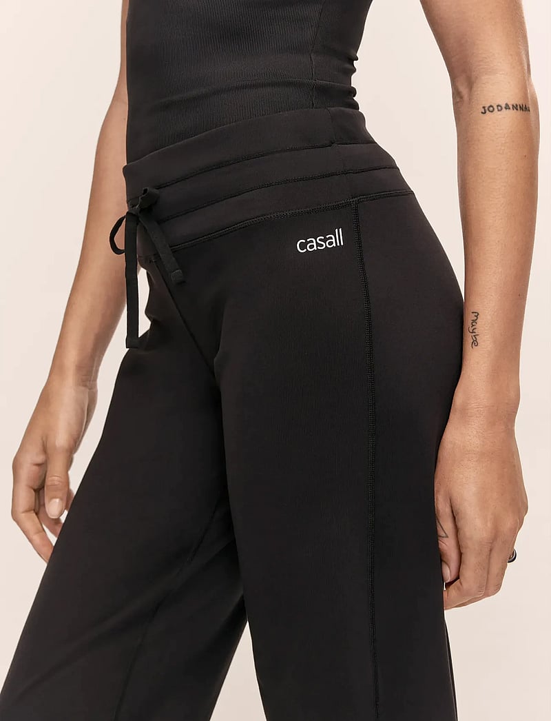 Casall - Soft Touch Straight Pant - trainingshosen - black - 4