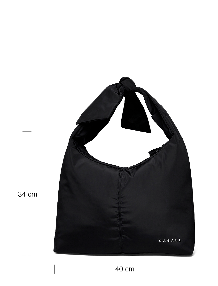 Casall - Tied Up Daily Tote Bag - crossbody- & magväskor - black - 4