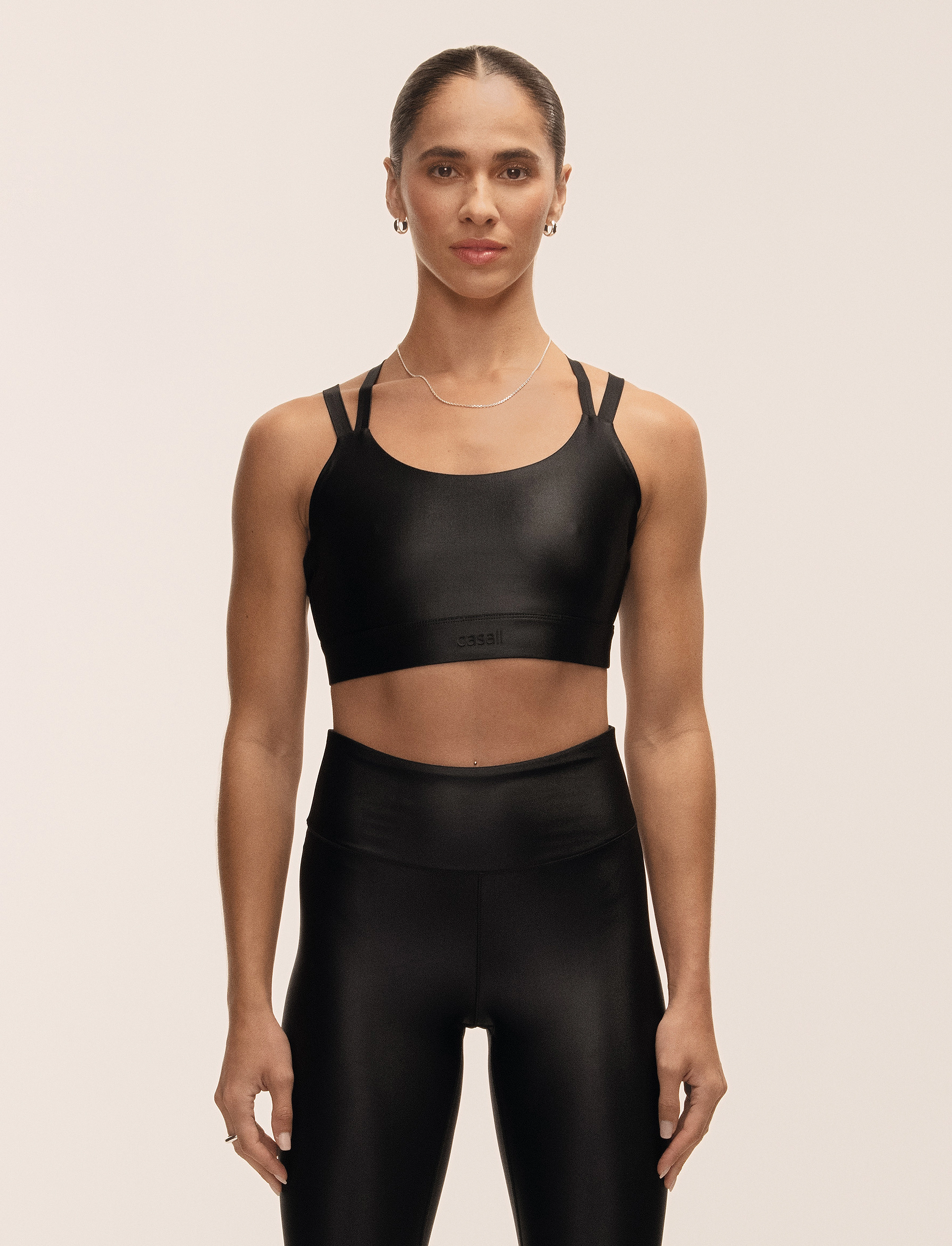 Casall Glitz Sports Bra, XS, Sport Clothing, Schwarz - Bras All, Frauen