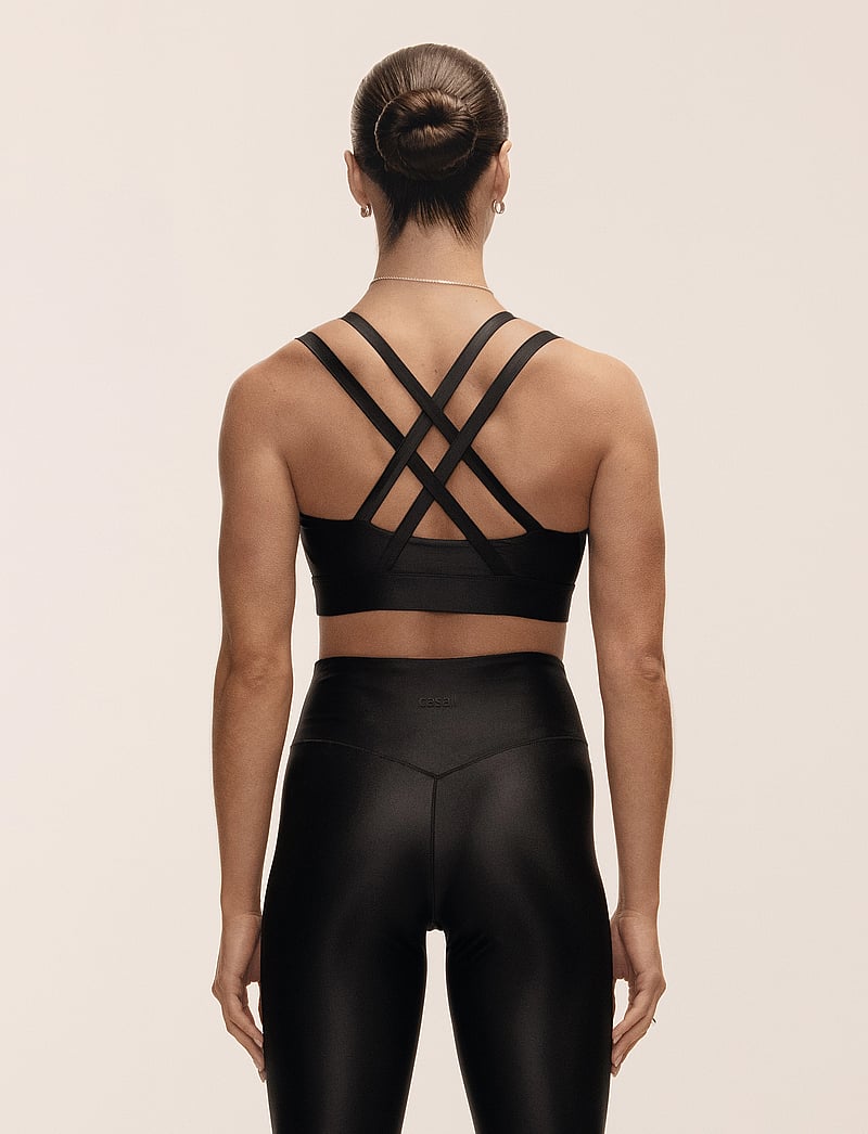 Casall - Glitz Sports Bra - medium support - black - 3