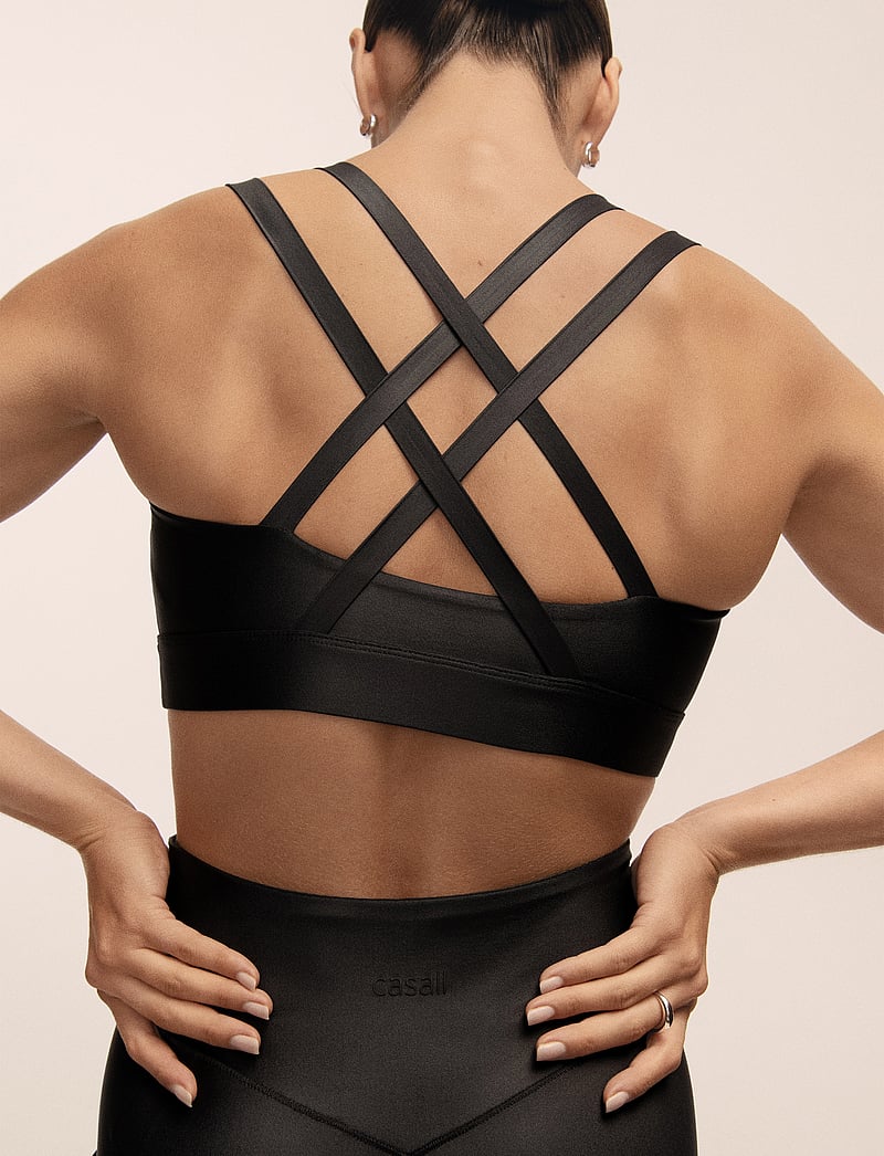 Casall - Glitz Sports Bra - medium support - black - 4