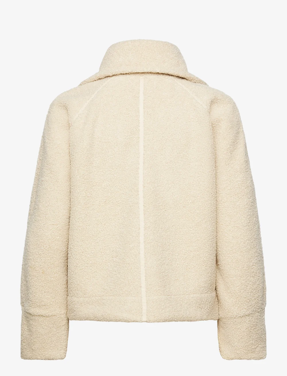 Casall - Sherpa Short Zip Jacket - outdoorjassen - ecru - 2