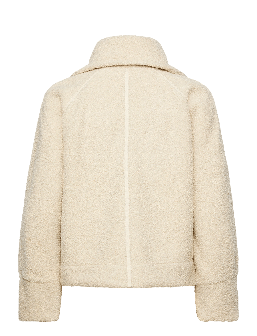 Casall - Sherpa Short Zip Jacket - vestes outdoor - ecru - 2