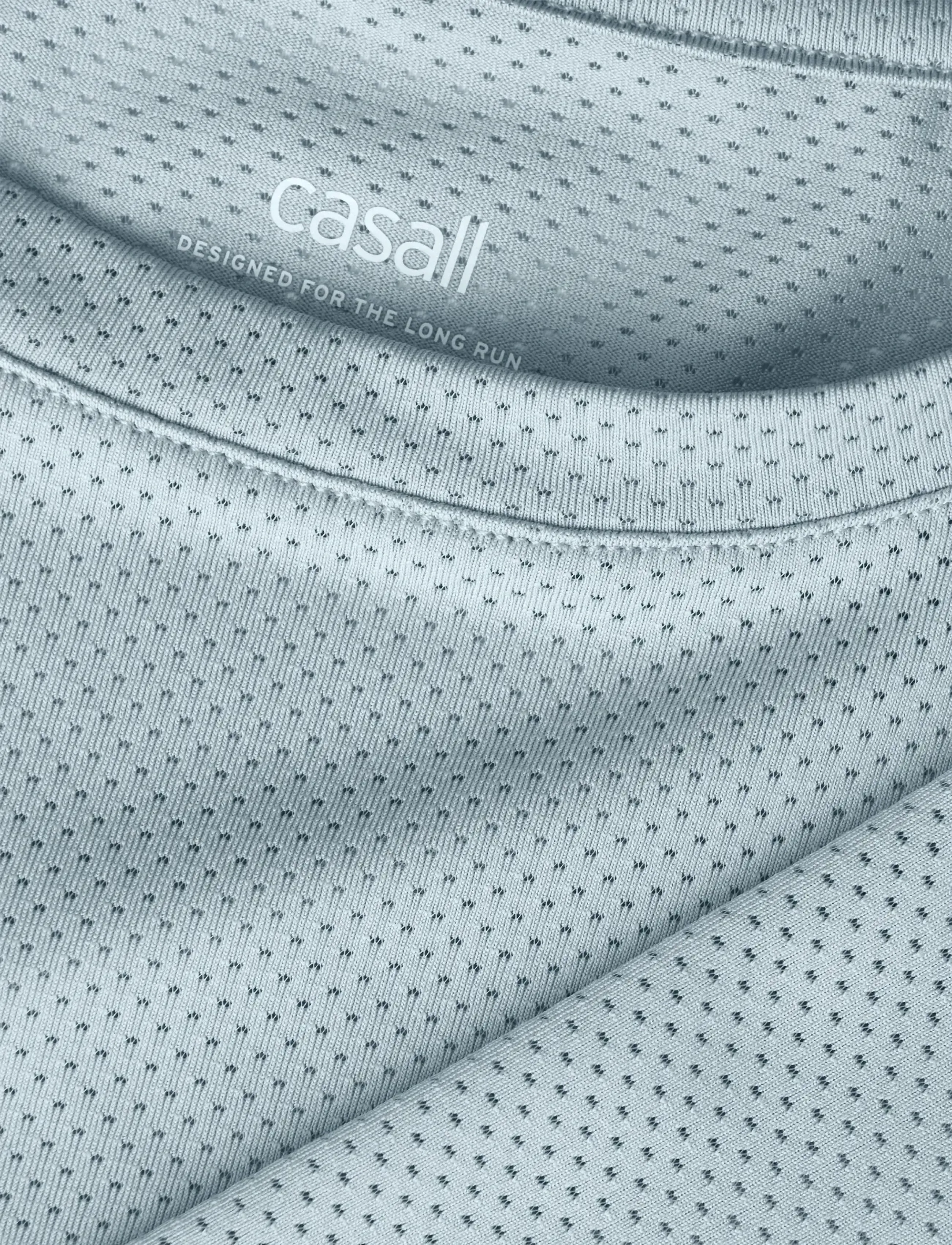 Casall - Laser Mesh Flow Tank - linnen - aqua glow - 4