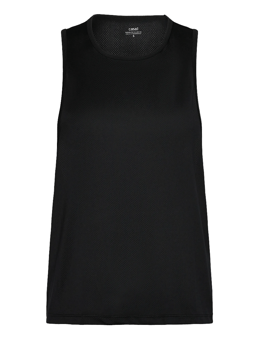 Casall - Laser Mesh Flow Tank - Õlapaeltega pluusid - black - 1