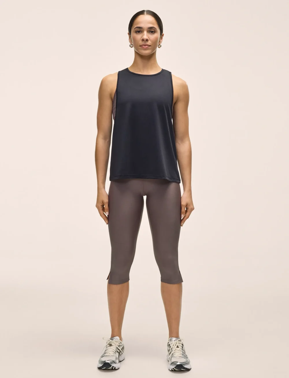 Casall - Laser Mesh Flow Tank - tank tops - black - 4