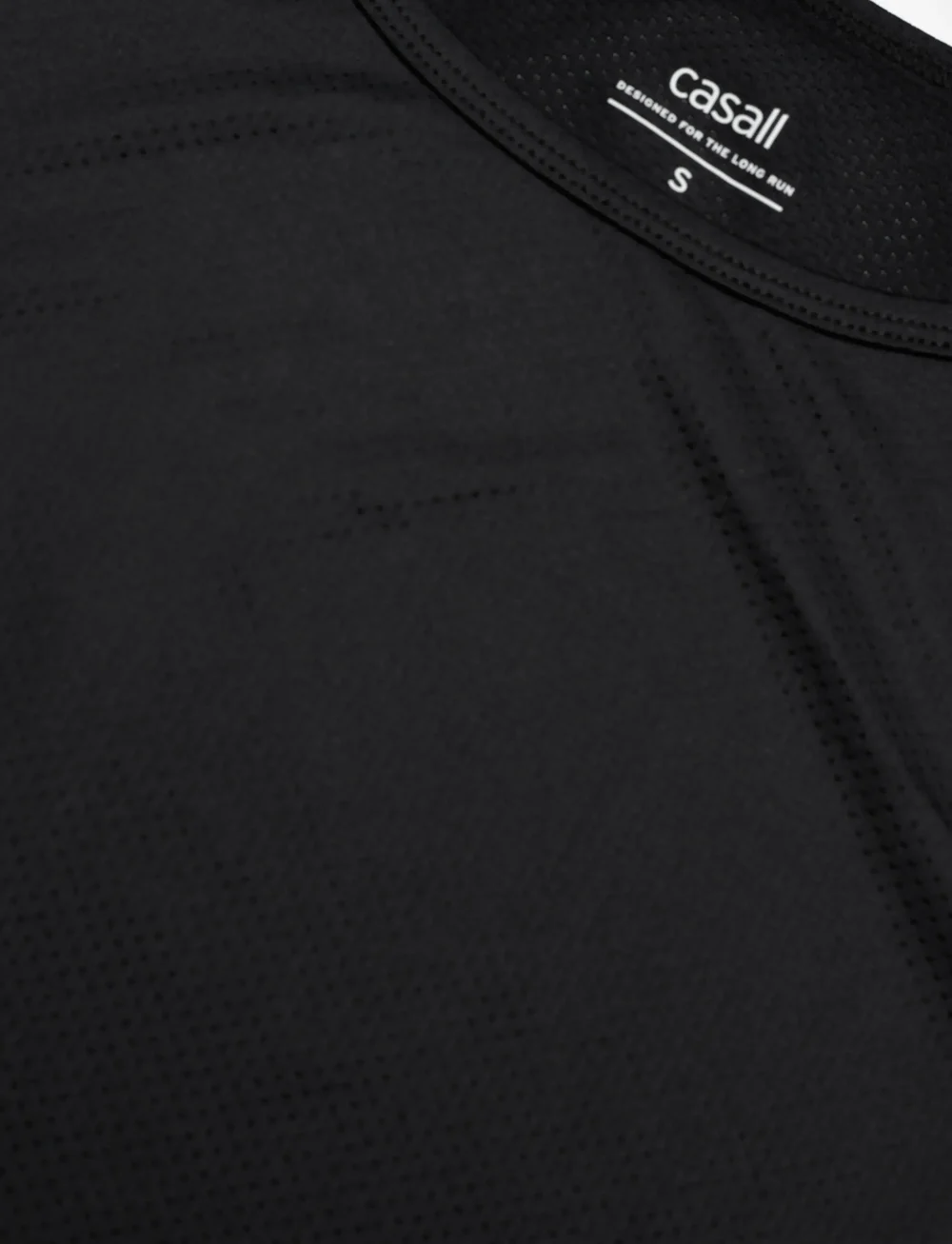 Casall - Laser Mesh Flow Tank - tank tops - black - 5