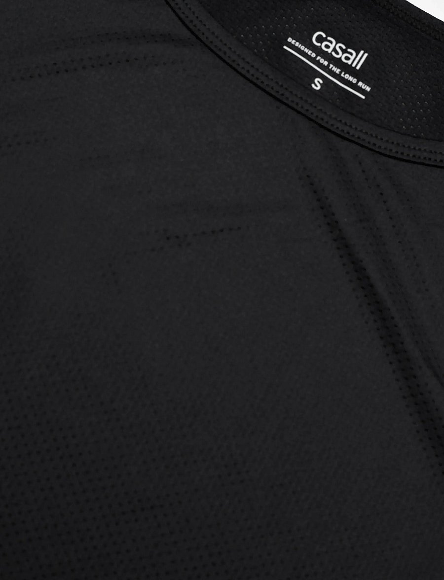 Casall - Laser Mesh Flow Tank - Õlapaeltega pluusid - black - 5