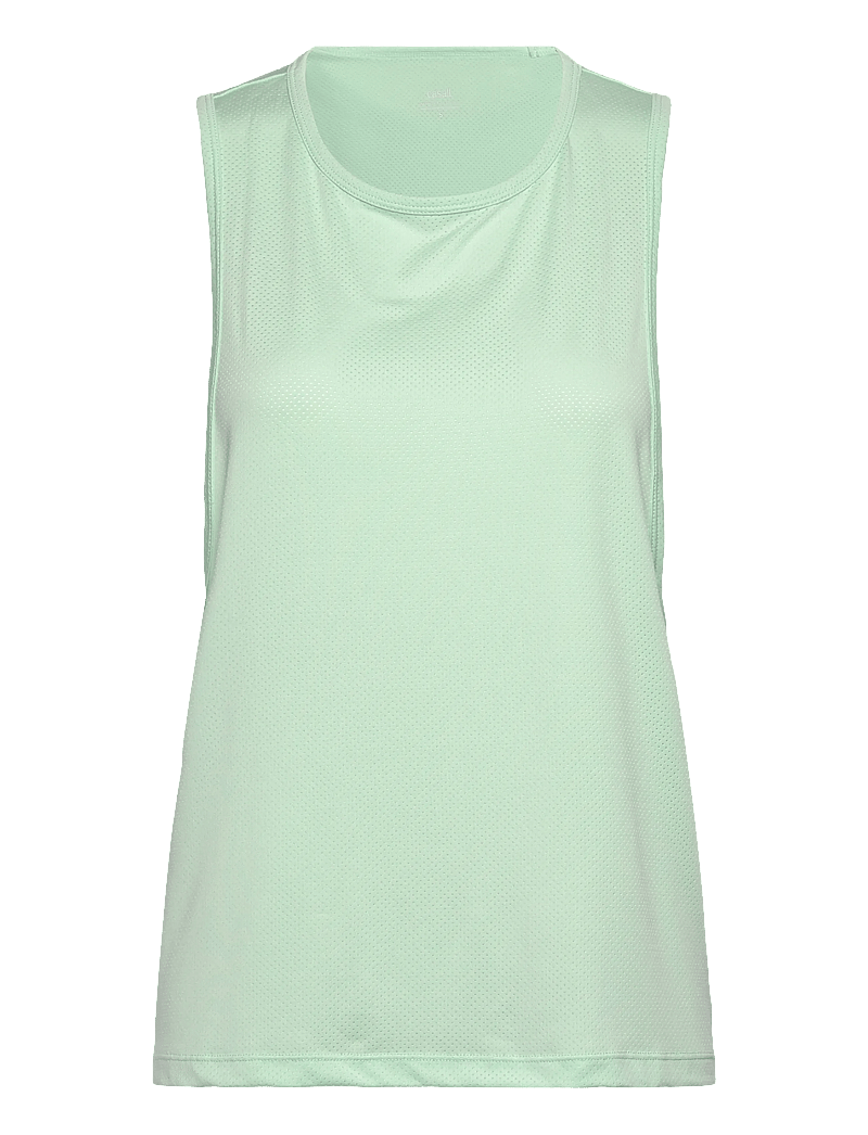 Casall - Laser Mesh Flow Tank - tank tops - misty green - 1