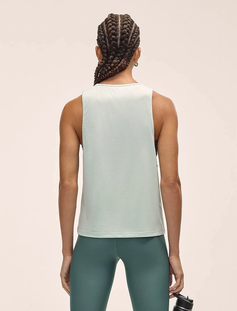 Casall - Laser Mesh Flow Tank - tank tops - misty green - 3