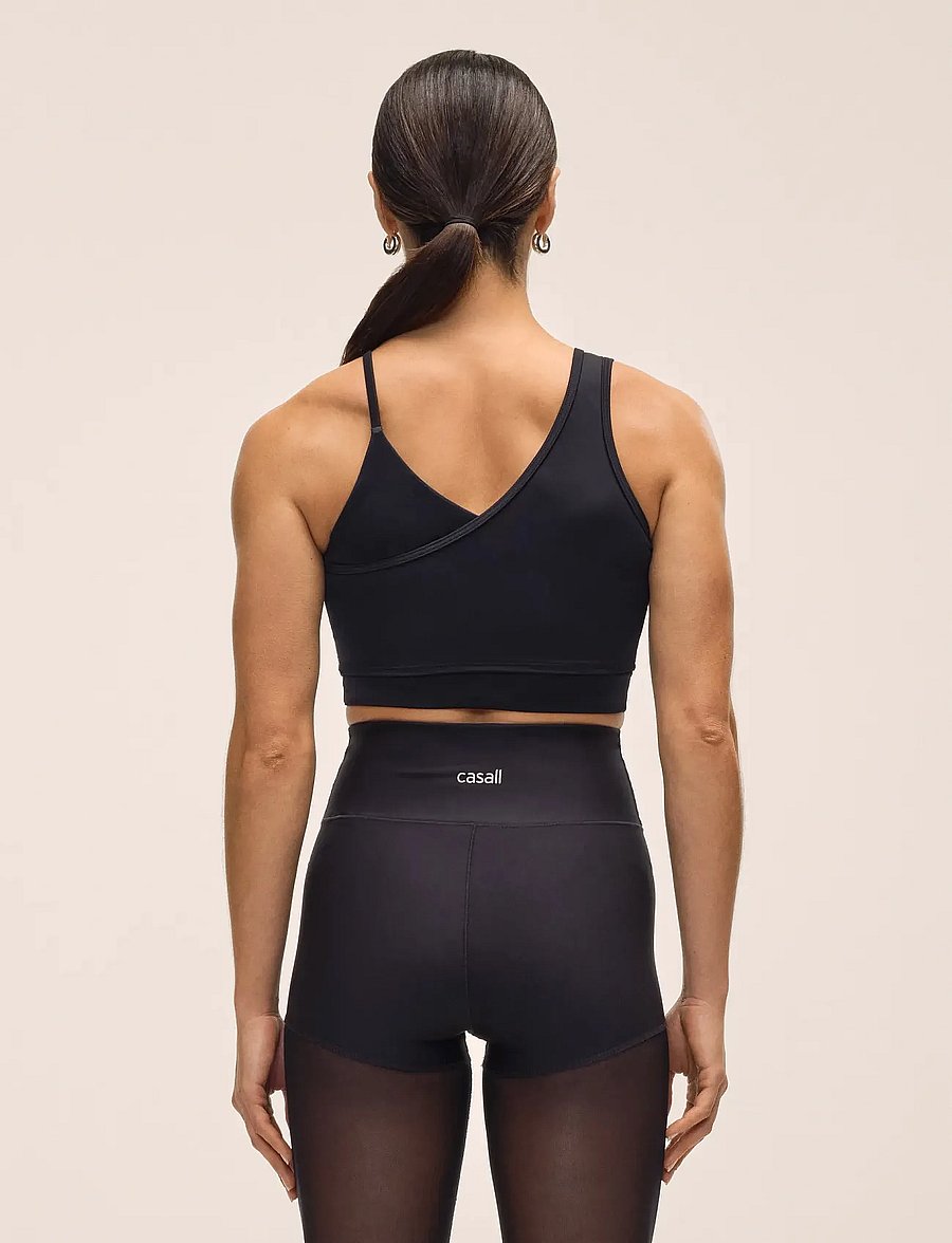 Casall - Asymmetry Sports Top - tøj - black - 3