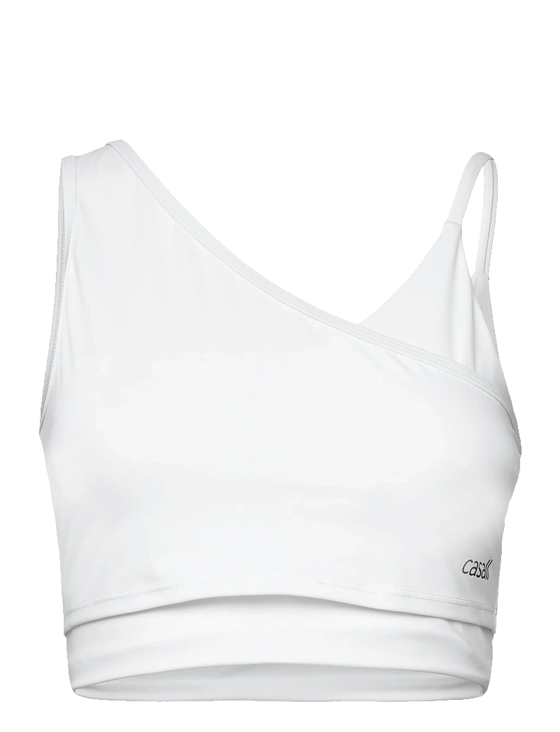 Casall - Asymmetry Sports Top - riided - white - 1