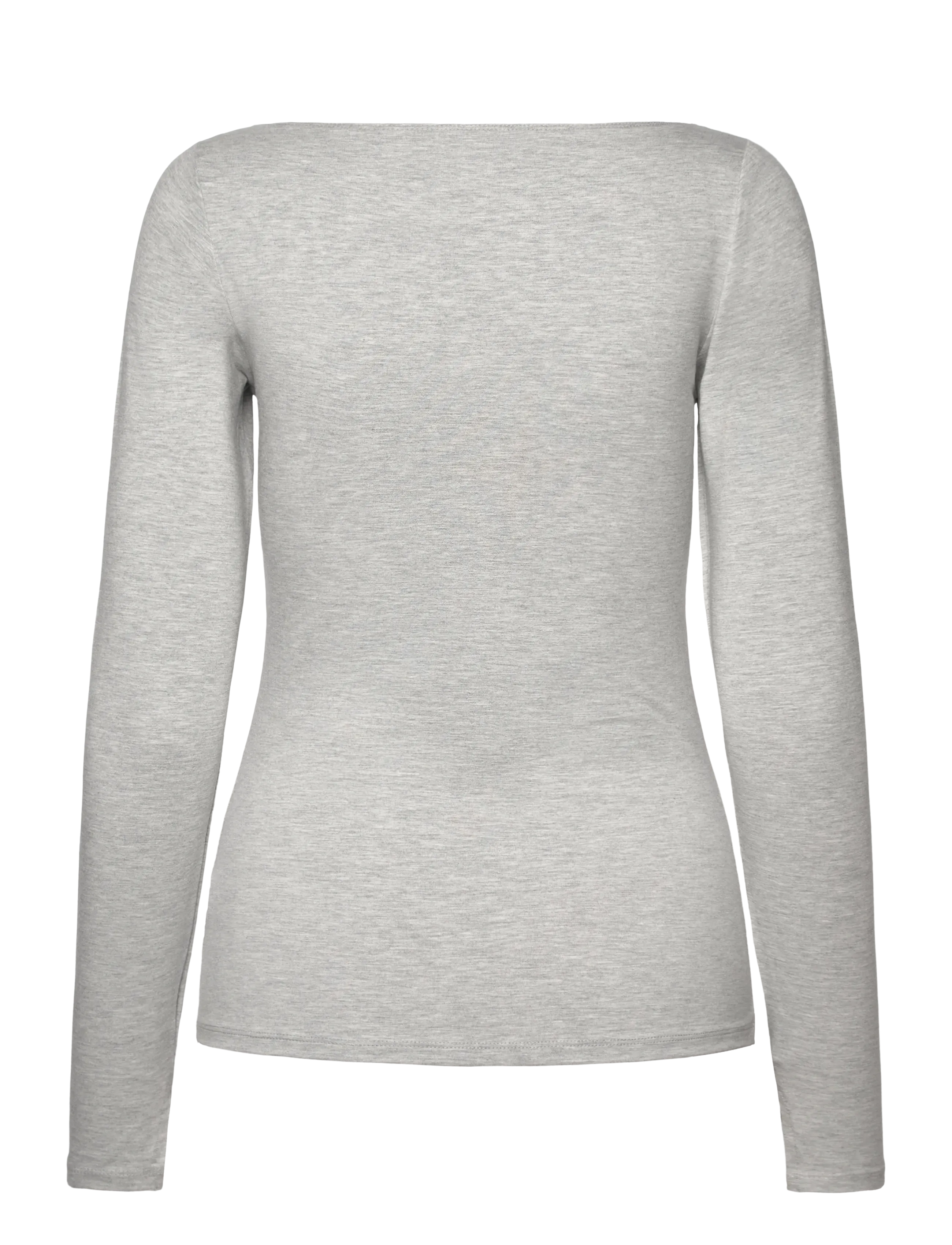 Casall - Sublime Boatneck Long Sleeve - pitkähihaiset t-paidat - grey melange - 2