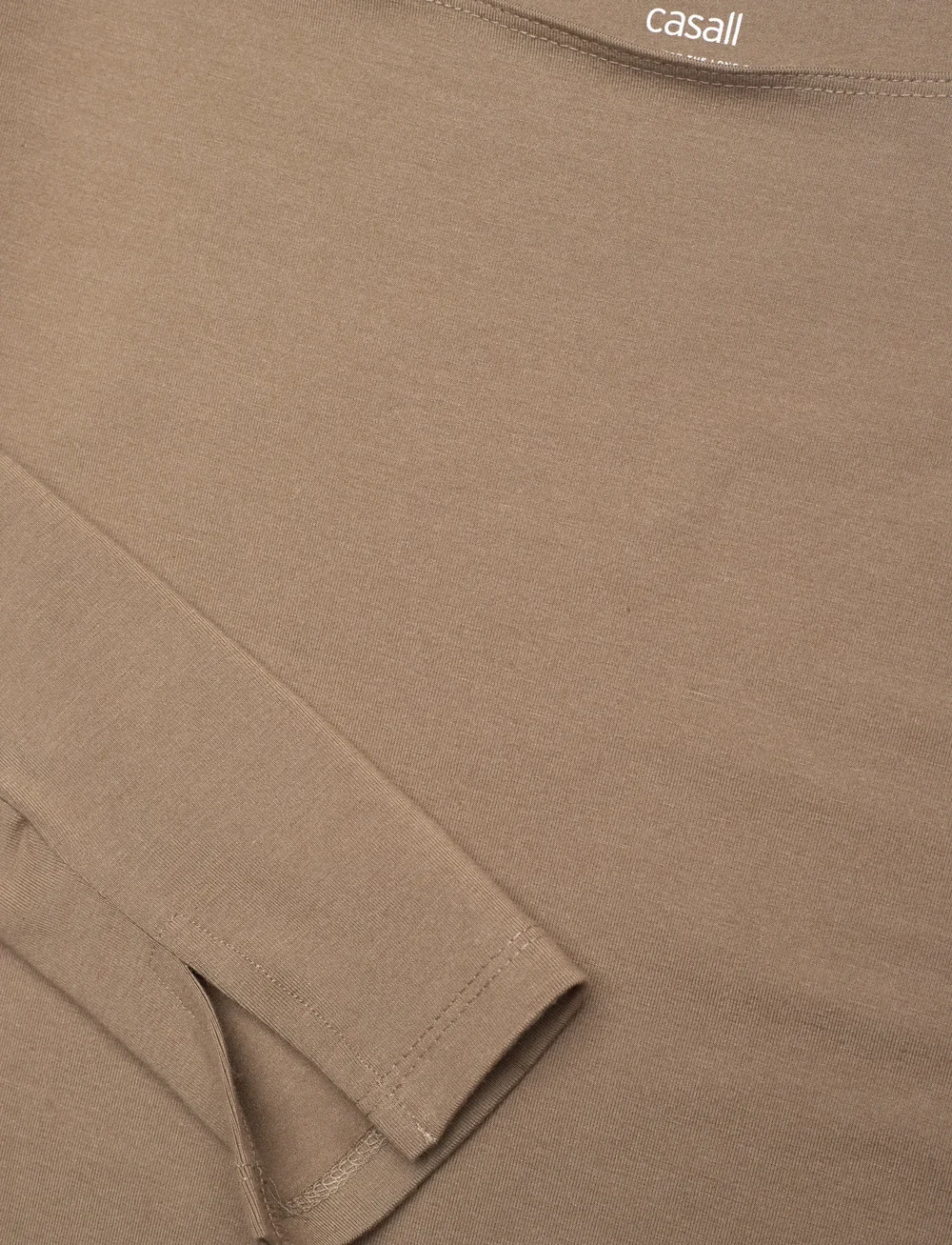 Casall - Sublime Boatneck Long Sleeve - pitkähihaiset t-paidat - light khaki - 4