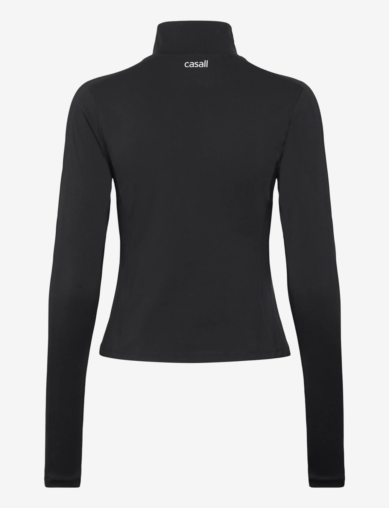 Casall - Soft Touch Zip Jacket - kvinnor - black - 1