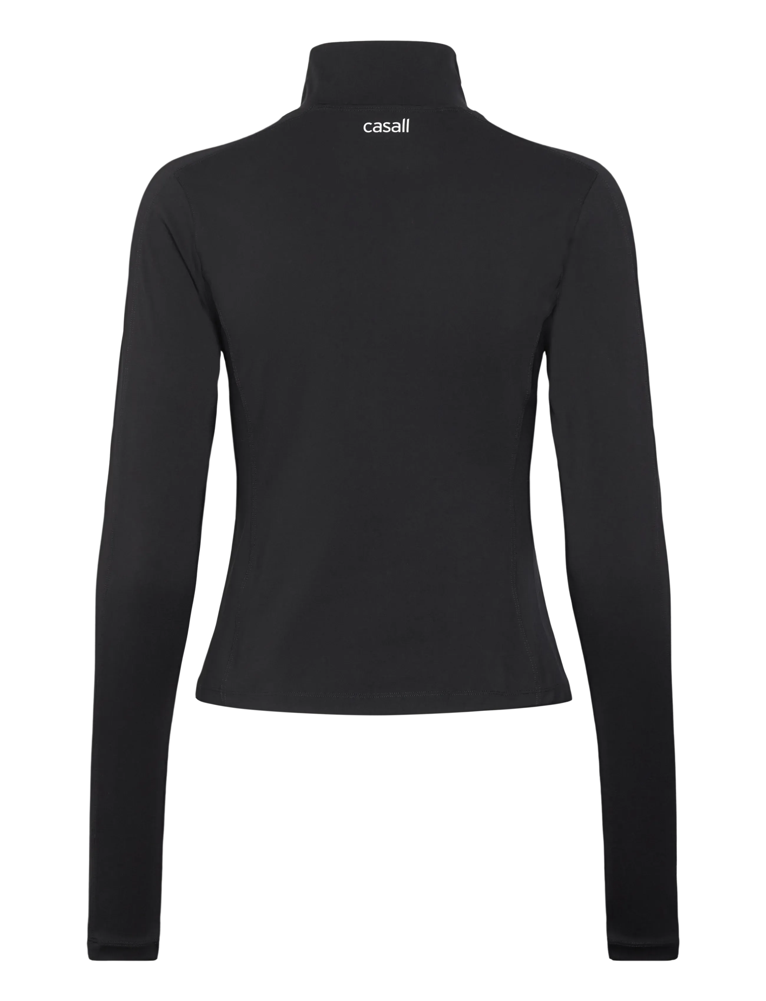 Casall - Soft Touch Zip Jacket - langarmshirts - black - 2