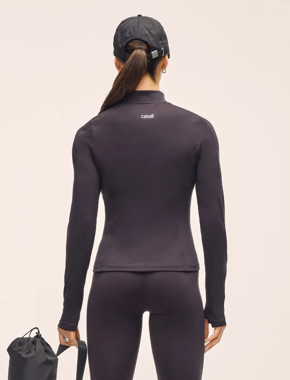 Casall - Soft Touch Zip Jacket - sportsjakker - black - 3