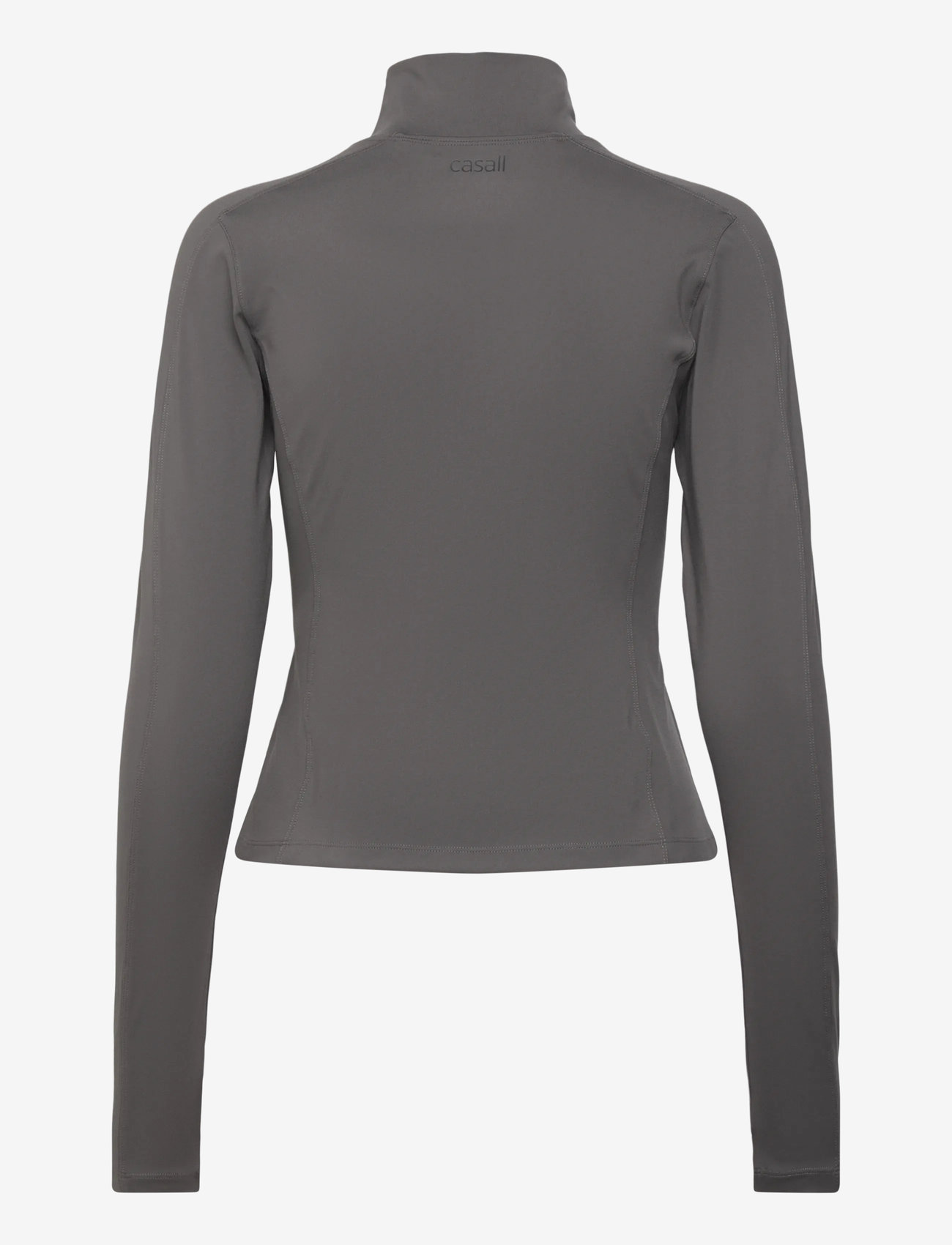 Casall - Soft Touch Zip Jacket - sportjacken - dk grey - 1