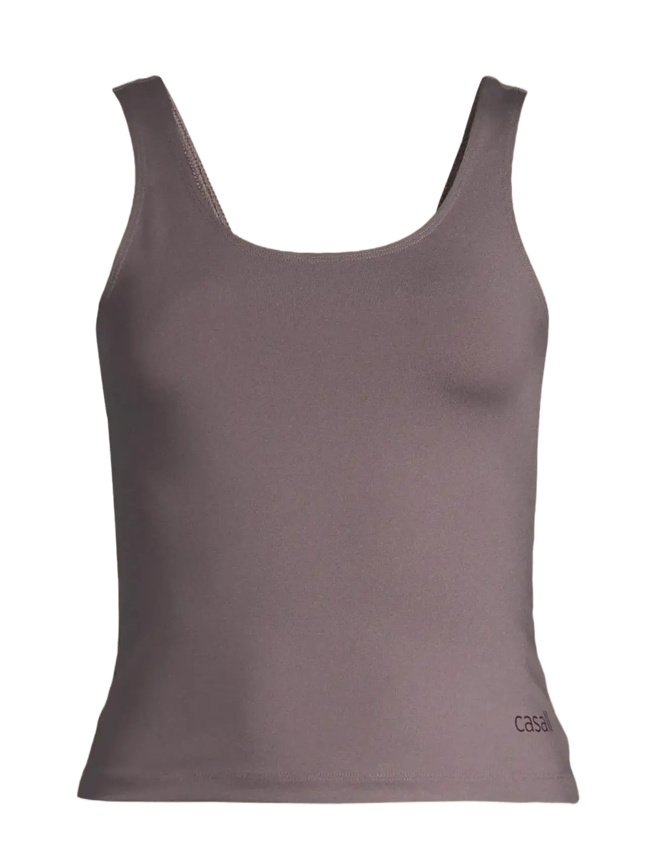 Casall Scoop Tank - Visa allt - DK GREY / grey