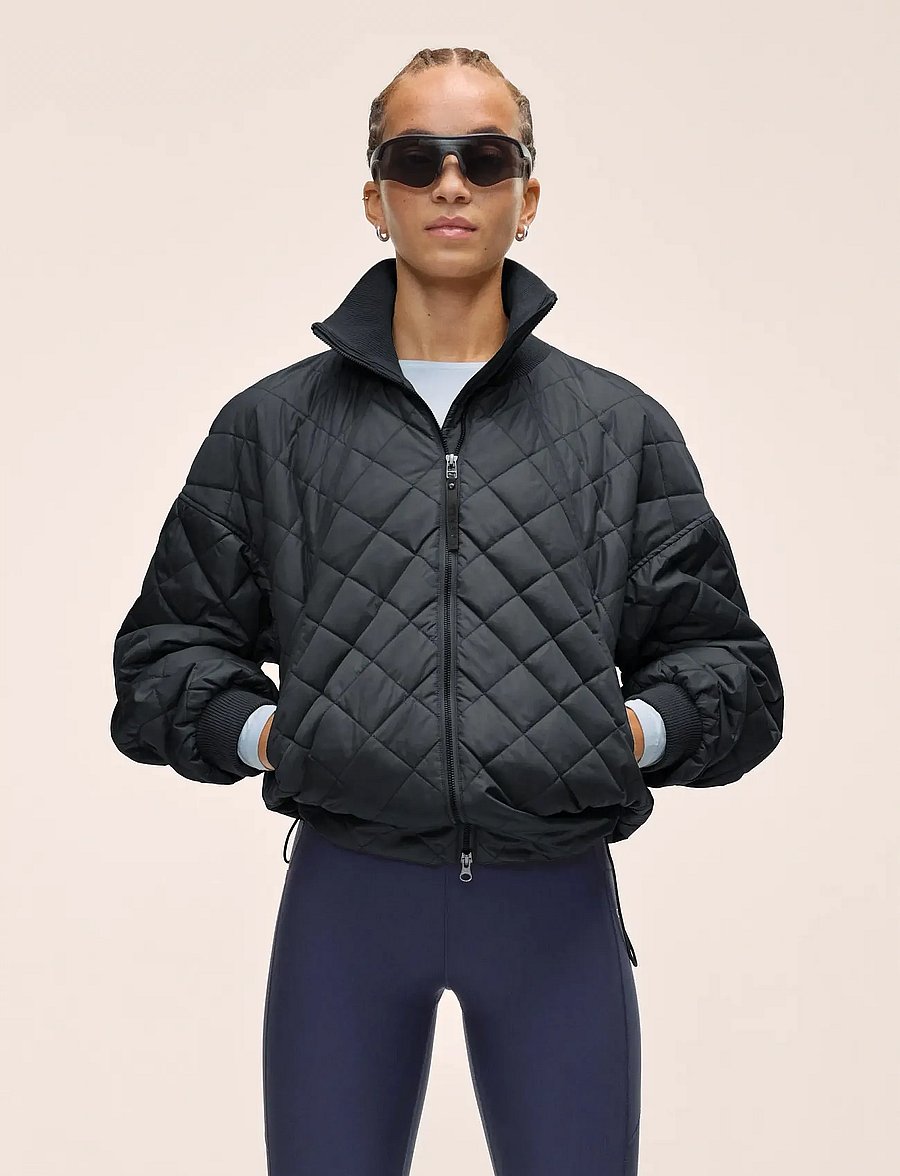Casall - Nordic Quilted Jacket - freizeitjacken - black - 0