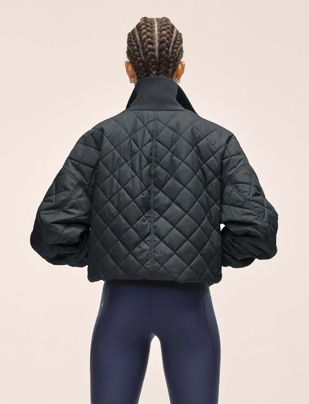 Casall - Nordic Quilted Jacket - outerwear - black - 3