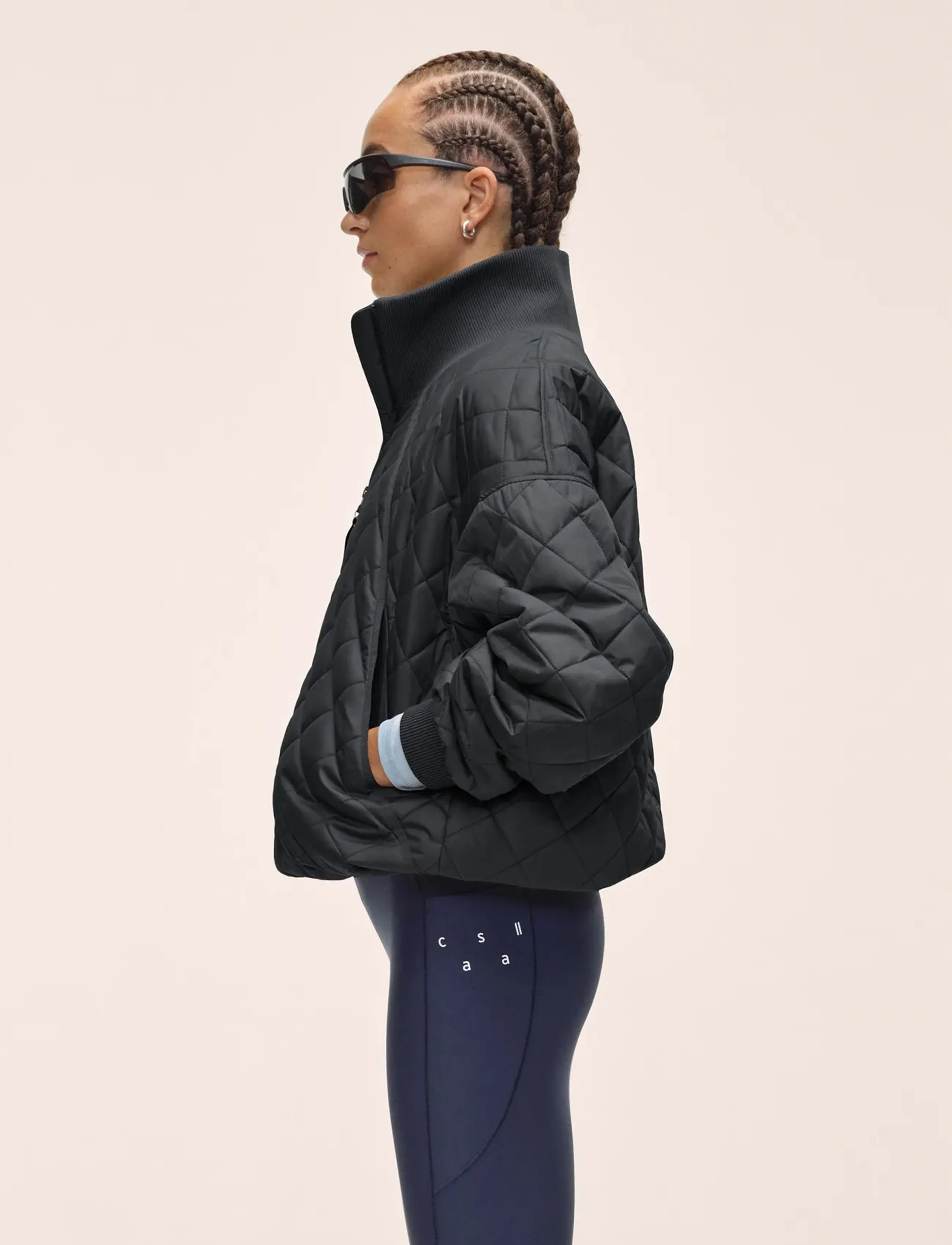 Casall - Nordic Quilted Jacket - freizeitjacken - black - 4
