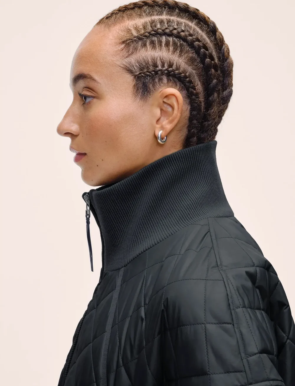 Casall - Nordic Quilted Jacket - outerwear - black - 5