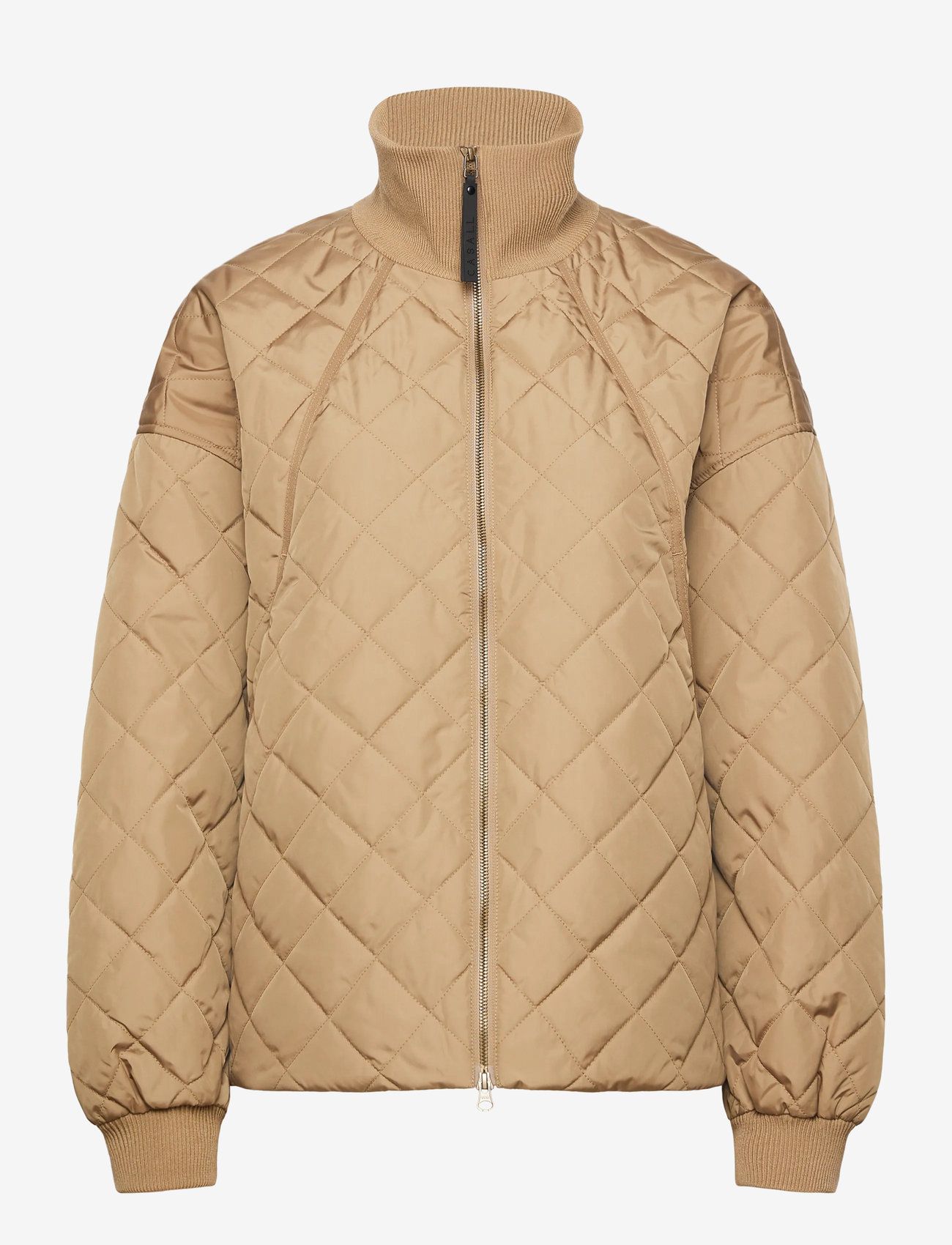 Casall - Nordic Quilted Jacket - kvinder - light khaki - 0