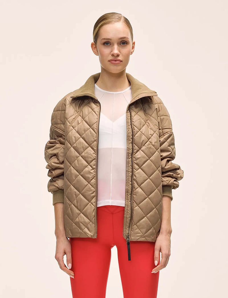 Casall - Nordic Quilted Jacket - freizeitjacken - light khaki - 0