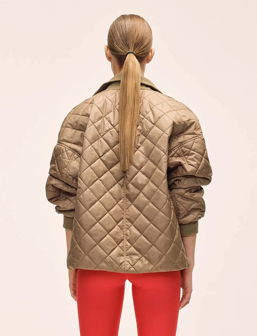 Casall - Nordic Quilted Jacket - freizeitjacken - light khaki - 3