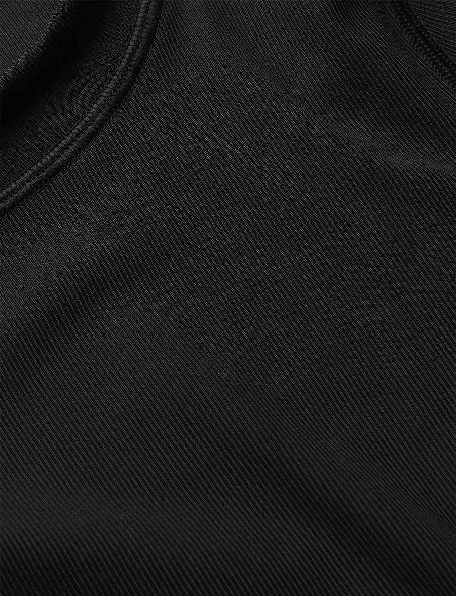 Casall - Defined Rib Tee - t-särgid - black - 3