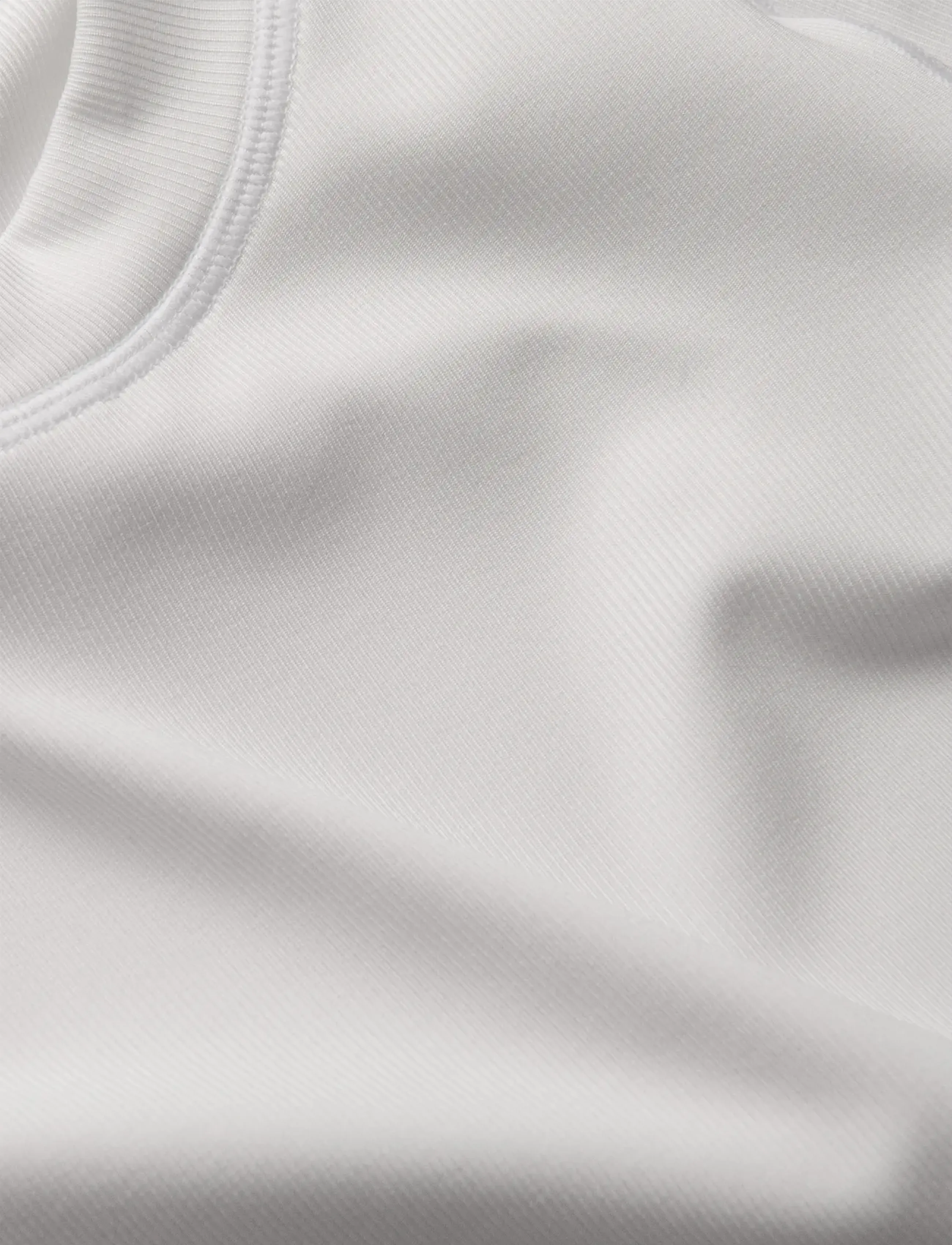 Casall - Defined Rib Tee - t-shirts - white - 3