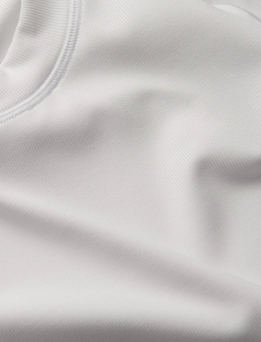 Casall - Defined Rib Tee - t-shirts - white - 3