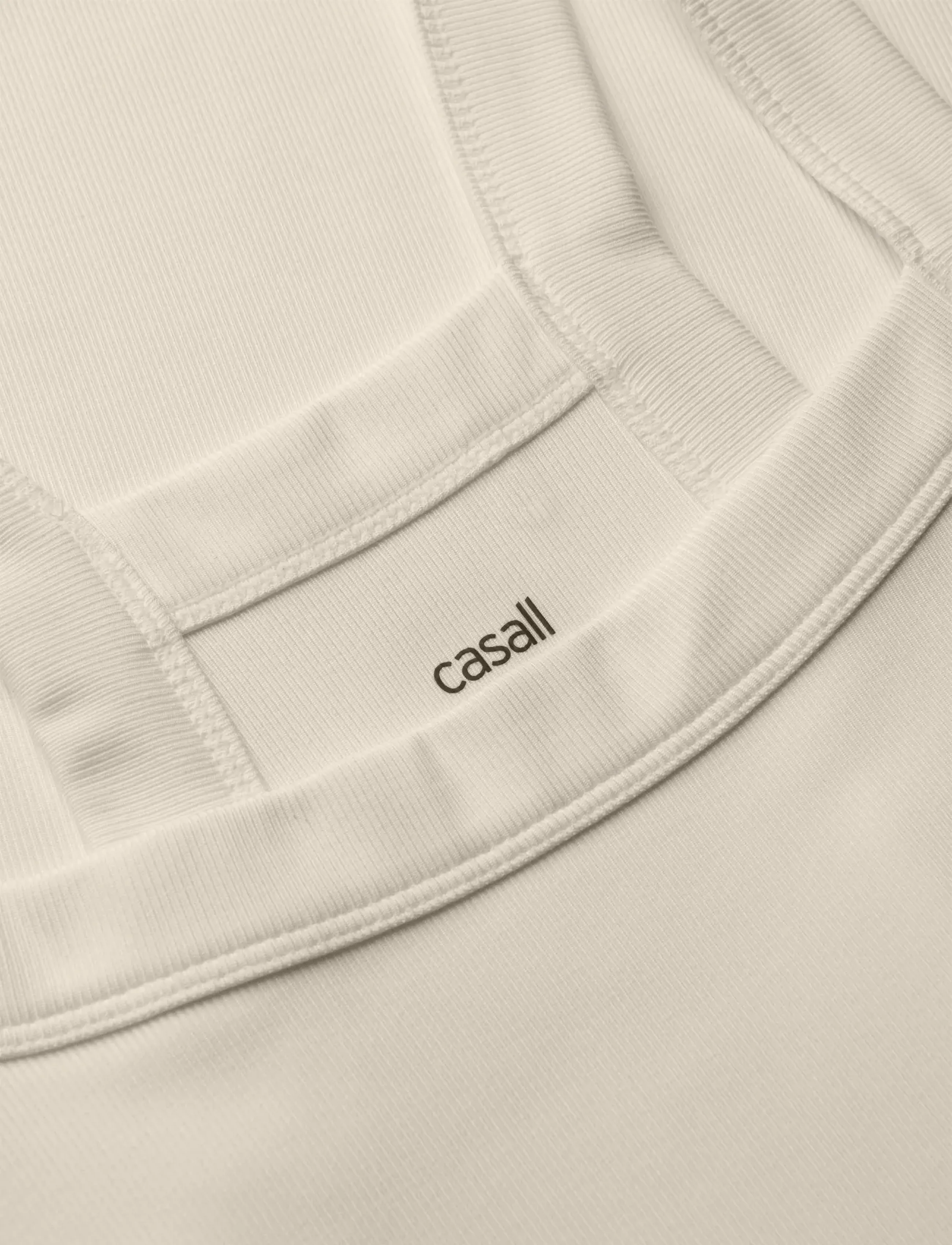 Casall - Defined Rib Tank - sügisene kokkuhoid - cream - 4