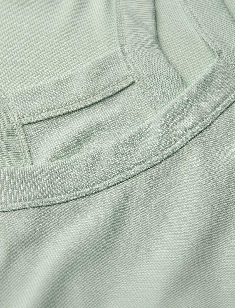 Casall - Defined Rib Tank - topi bez piedurknēm - misty green - 3