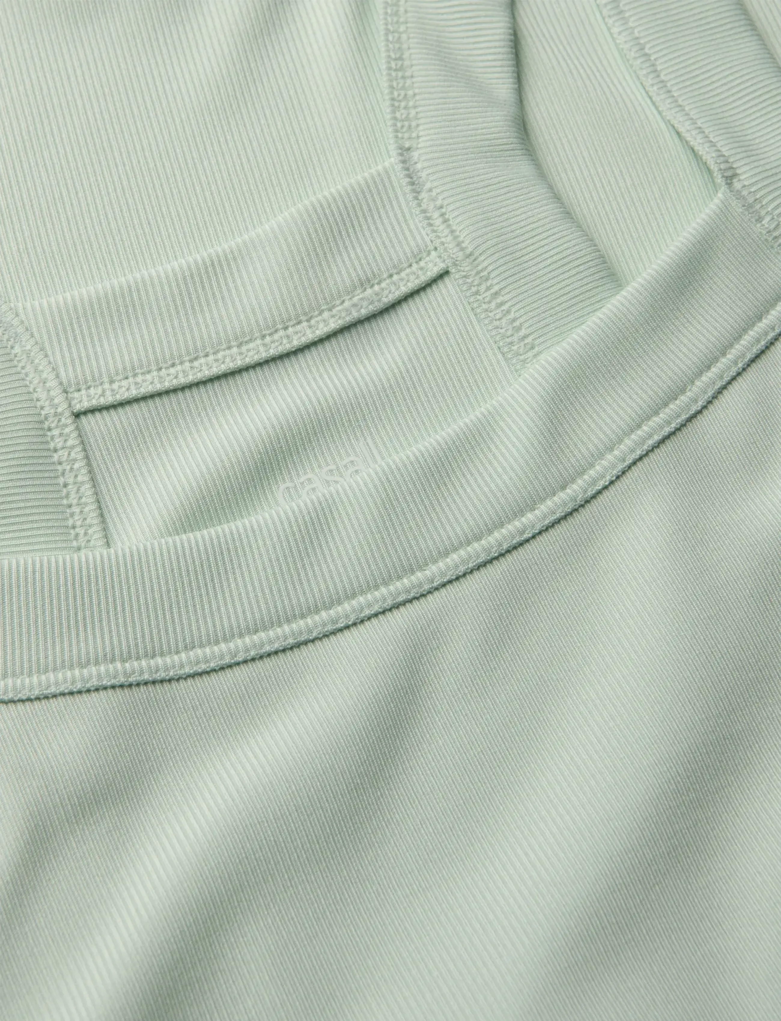 Casall - Defined Rib Tank - topi bez piedurknēm - misty green - 3