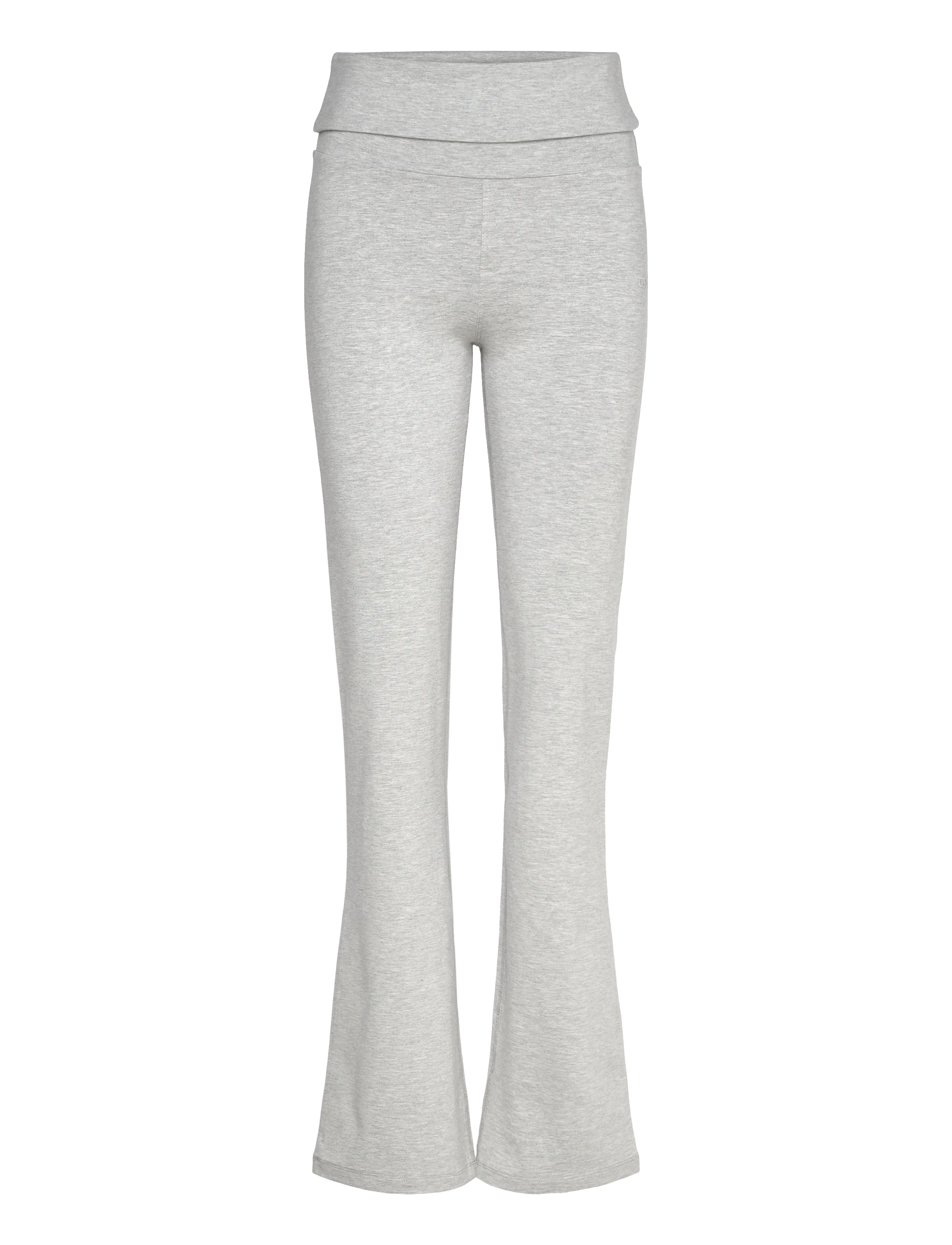 Casall Sublime Folded Flare Pants - Kampagne - GREY MELANGE / grey