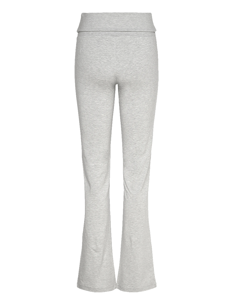 Casall - Sublime Folded Flare Pants - trainingshosen - grey melange - 2