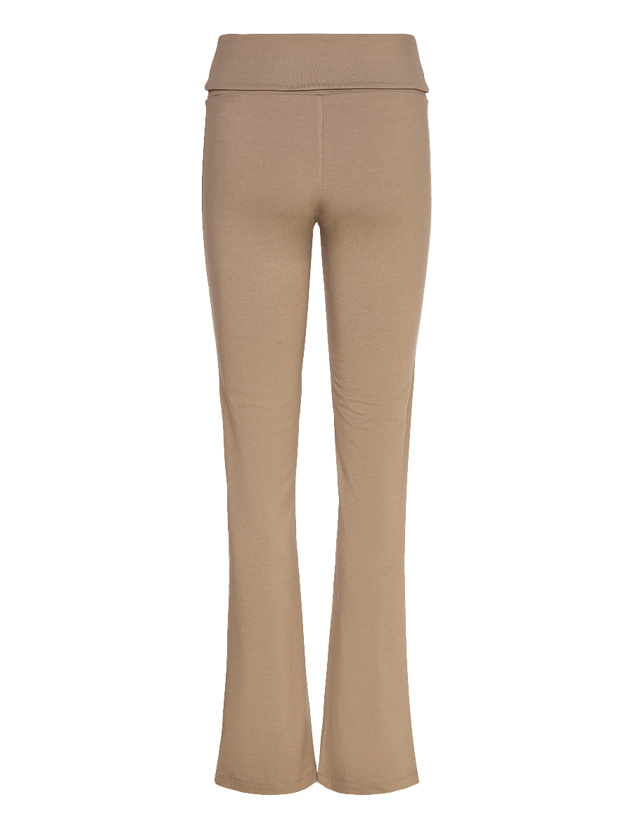 Casall - Sublime Folded Flare Pants - trainingshosen - light khaki - 2