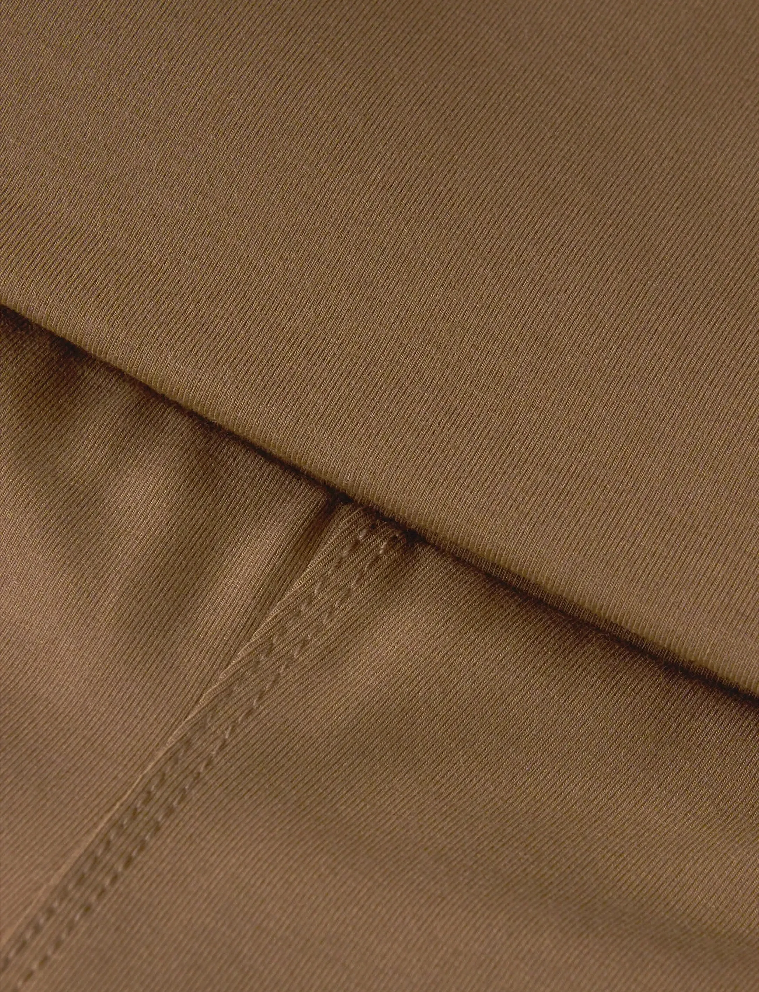 Casall - Sublime Folded Flare Pants - sports pants - light khaki - 4